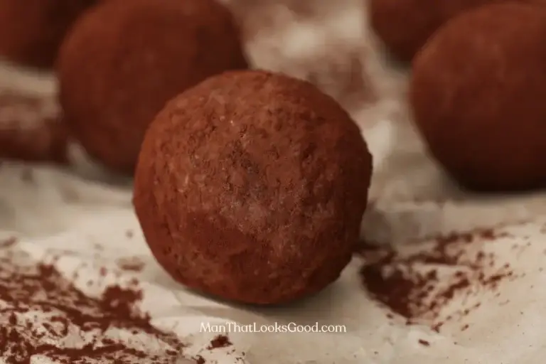 Truffes saupoudrées de cacao